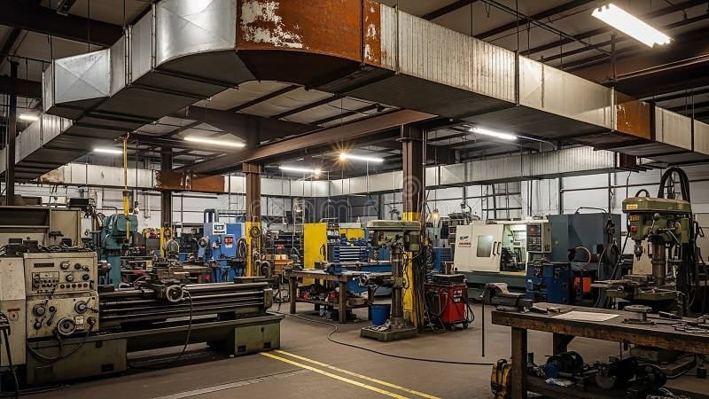 Taller industrial y manufactura