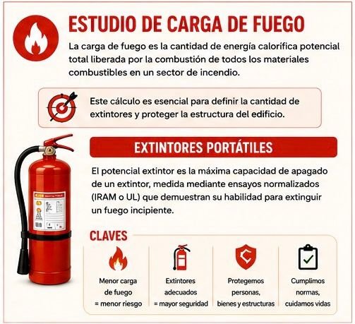 Estudio de carga de fuego