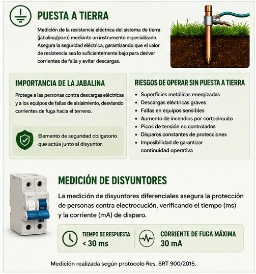 Puesta a tierra y disyuntores